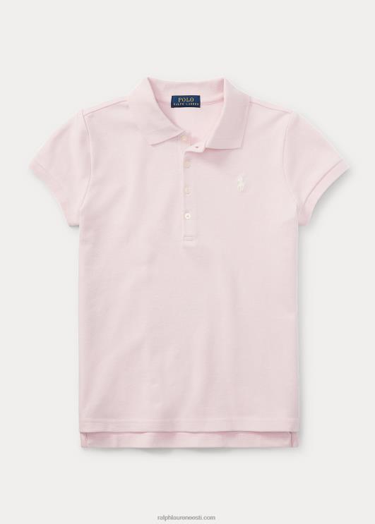 Ralph Lauren lapsed veniv puuvillase võrguga polosärk PR0V7040 roosa