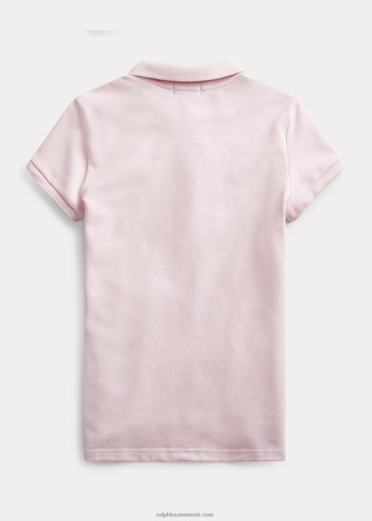 Ralph Lauren lapsed veniv puuvillase võrguga polosärk PR0V7040 roosa
