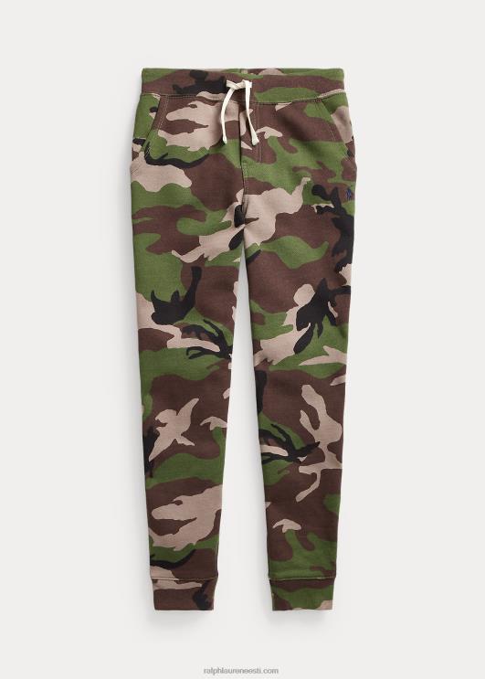 Ralph Lauren lapsed fliisist jooksupüksid PR0V6235 ülejääk camo