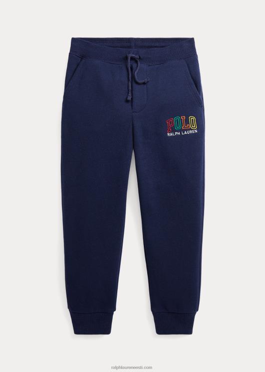 Ralph Lauren lapsed logoga fliisist jooksupüksid PR0V6451 kruiisilaevastik