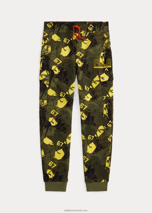 Ralph Lauren lapsed logoga topeltkootud cargo jooksupüksid PR0V9829 tippkohtumise kamo
