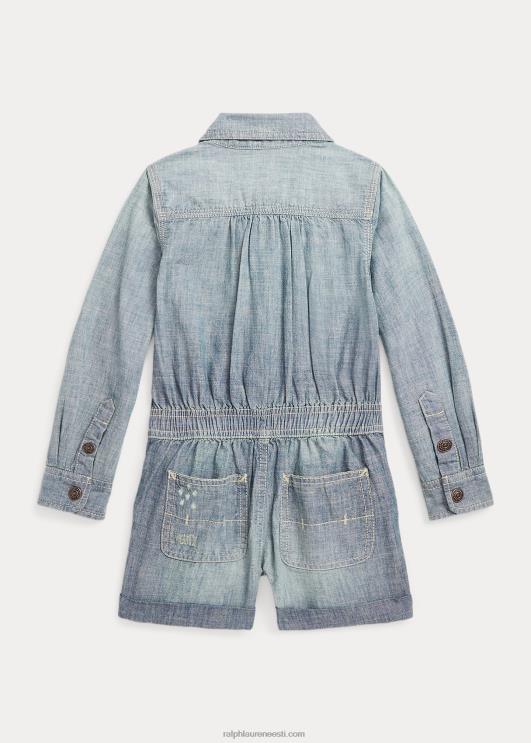 Ralph Lauren lapsed puuvillane chambray romper PR0V7421 chesteri pesu