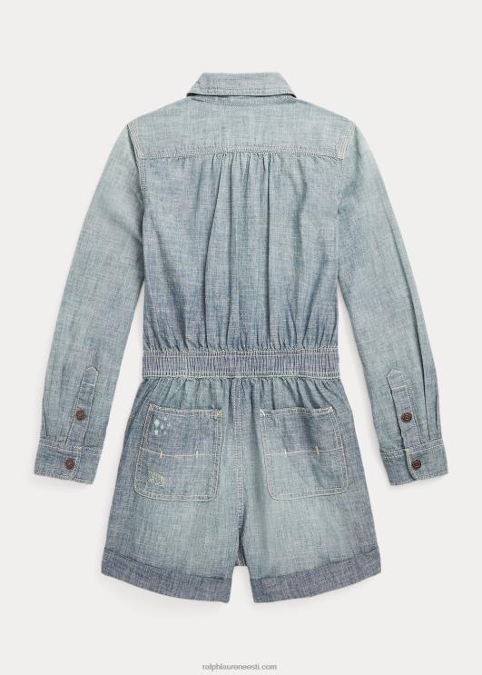Ralph Lauren lapsed puuvillane chambray romper PR0V7590 chesteri pesu