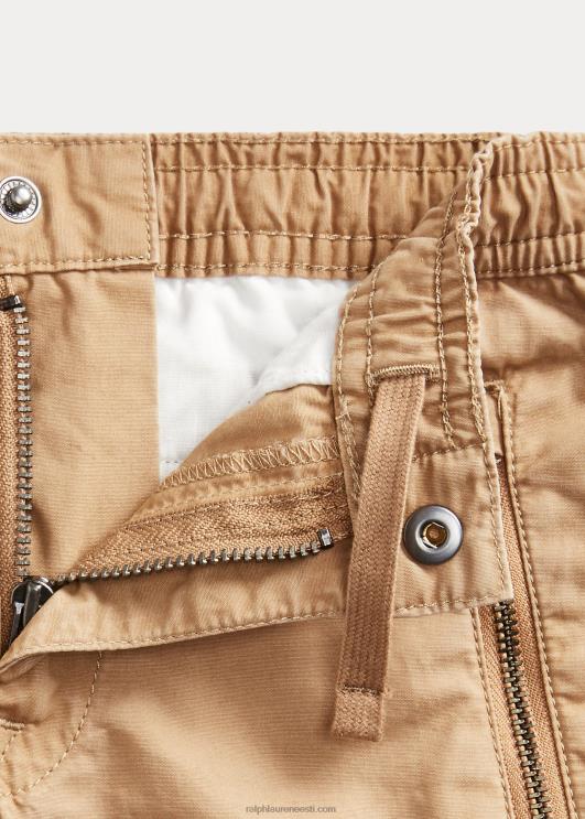 Ralph Lauren lapsed puuvillasest popliinist jooksupüksid PR0V5921 kaamel