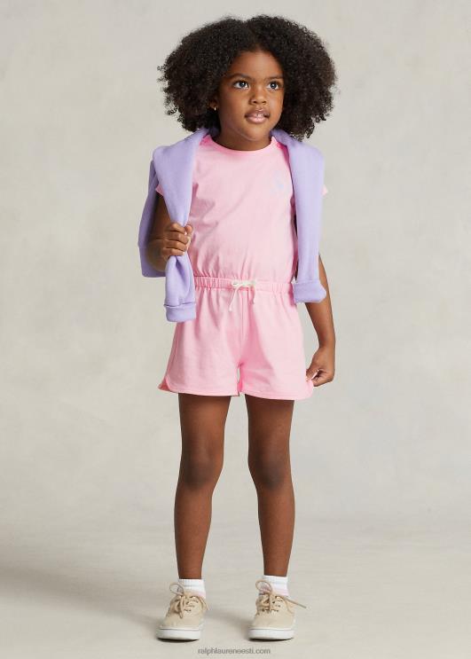 Ralph Lauren lapsed suure poni logoga puuvillast trikoosärk PR0V6707 karmeli roosa