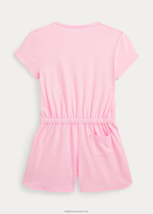 Ralph Lauren lapsed suure poni logoga puuvillast trikoosärk PR0V6707 karmeli roosa