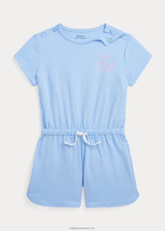 Ralph Lauren lapsed suure poni logoga puuvillast trikoosärk PR0V6708 beebisinine