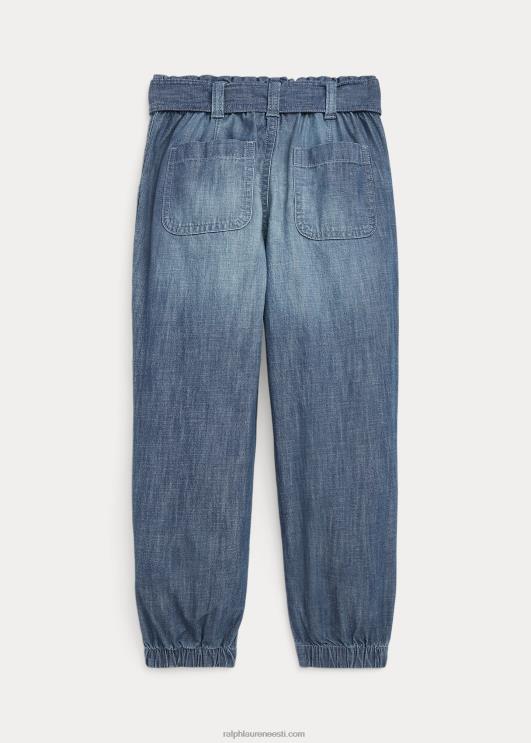 Ralph Lauren lapsed vööga lastijookija püksid PR0V9997 chambray
