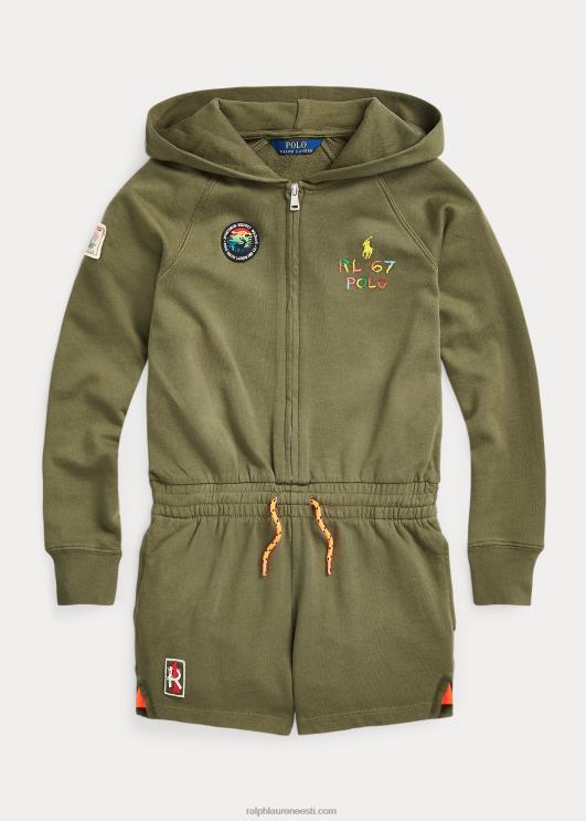 Ralph Lauren lapsed väljas-plaastrid spaa froteepüks PR0V7108 tume salvei