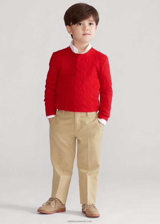 Ralph Lauren lapsed villased gabardiinist püksid PR0V6442 tan