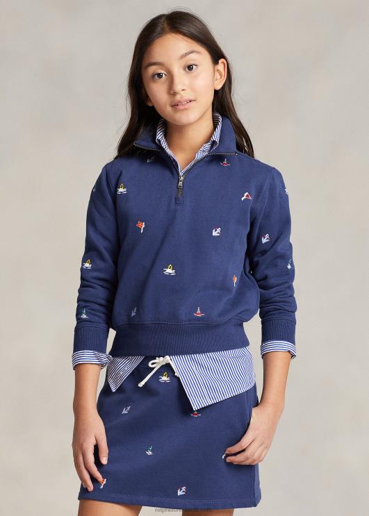 Ralph Lauren lapsed merefliisist pullover PR0V7487 rustikaalne merevägi