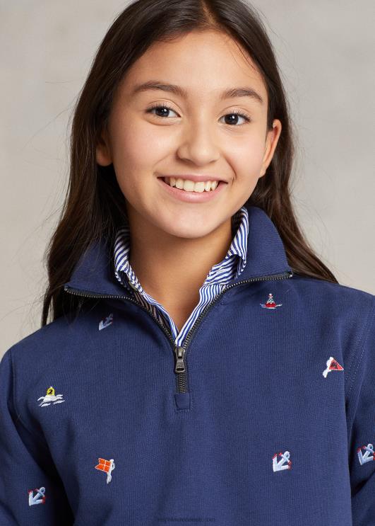 Ralph Lauren lapsed merefliisist pullover PR0V7487 rustikaalne merevägi