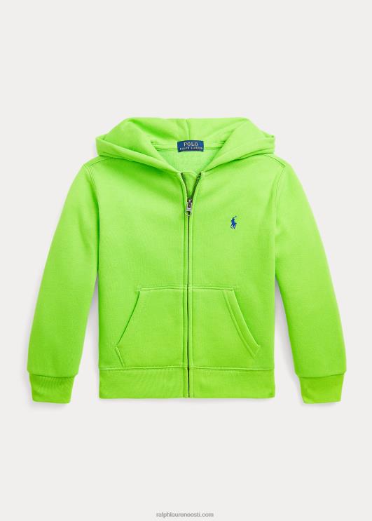 Ralph Lauren lapsed fliisist täistõmblukuga kapuuts PR0V6525 galaktika roheline