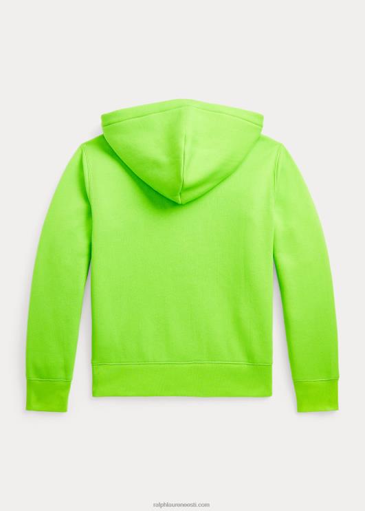 Ralph Lauren lapsed fliisist täistõmblukuga kapuuts PR0V6576 galaktika roheline