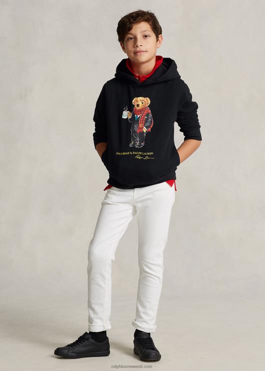 Ralph Lauren lapsed kuuuusaasta polo karu kapuuts PR0V6573 must