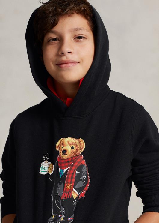 Ralph Lauren lapsed kuuuusaasta polo karu kapuuts PR0V6573 must