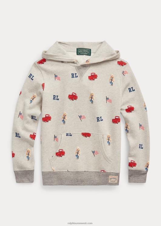 Ralph Lauren lapsed polo karu fliisist kapuuts PR0V6183 brooklyni kanarbik