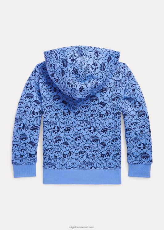 Ralph Lauren lapsed polo karu fliisist täistõmblukuga kapuuts PR0V5664 sadamasaar sinine/merevägi