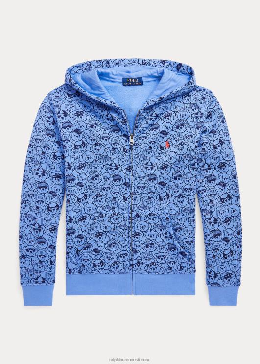 Ralph Lauren lapsed polo karu fliisist täistõmblukuga kapuuts PR0V6162 sadamasaar sinine/merevägi