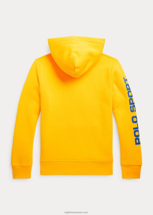 Ralph Lauren lapsed polo sport fliisist kapuuts PR0V6136 kollane torm