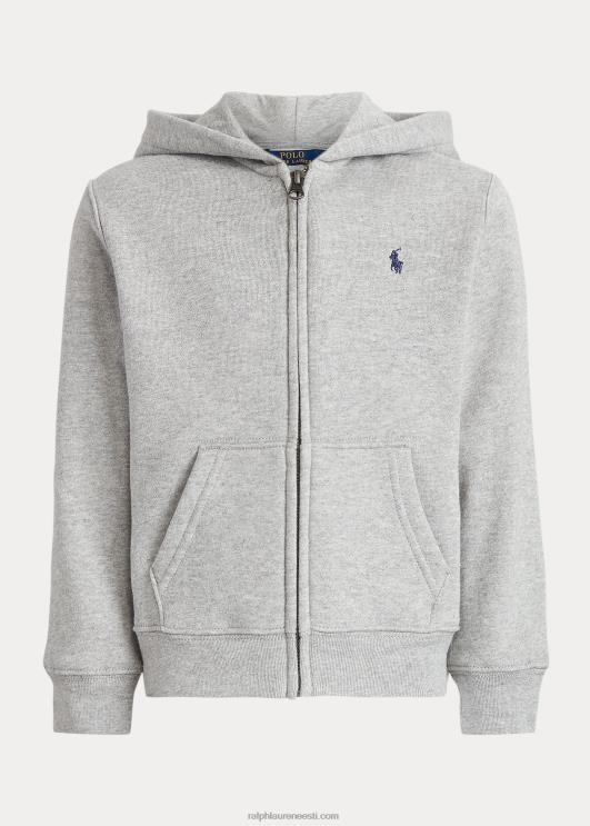 Ralph Lauren lapsed puuvillasegu-fliisist kapuuts PR0V5926 tume sport kanarbik