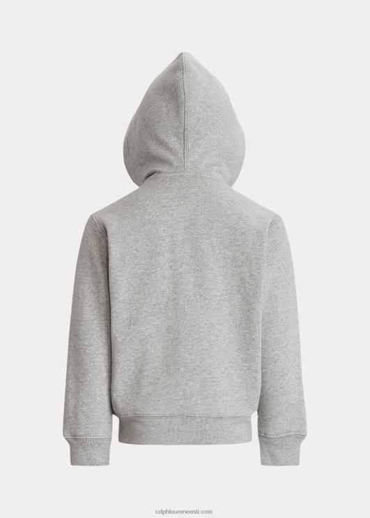 Ralph Lauren lapsed puuvillasegu-fliisist kapuuts PR0V5926 tume sport kanarbik