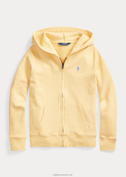 Ralph Lauren lapsed spaa froteest täistõmblukuga kapuuts PR0V7544 maisi kollane