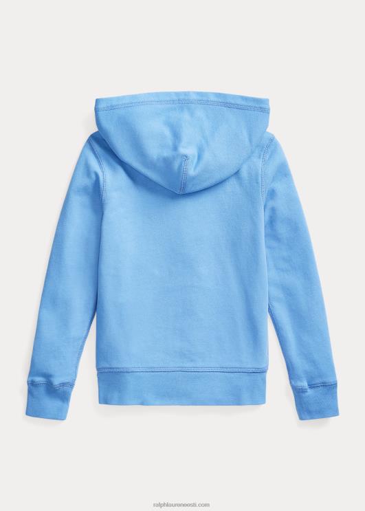 Ralph Lauren lapsed spaa froteest täistõmblukuga kapuuts PR0V7545 sadamasaar sinine
