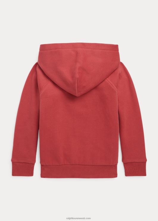 Ralph Lauren lapsed suur poni fliisist kapuuts PR0V7352 tšillipipar