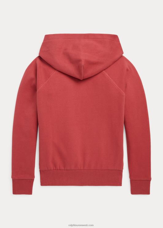 Ralph Lauren lapsed suur poni fliisist kapuuts PR0V7495 tšillipipar