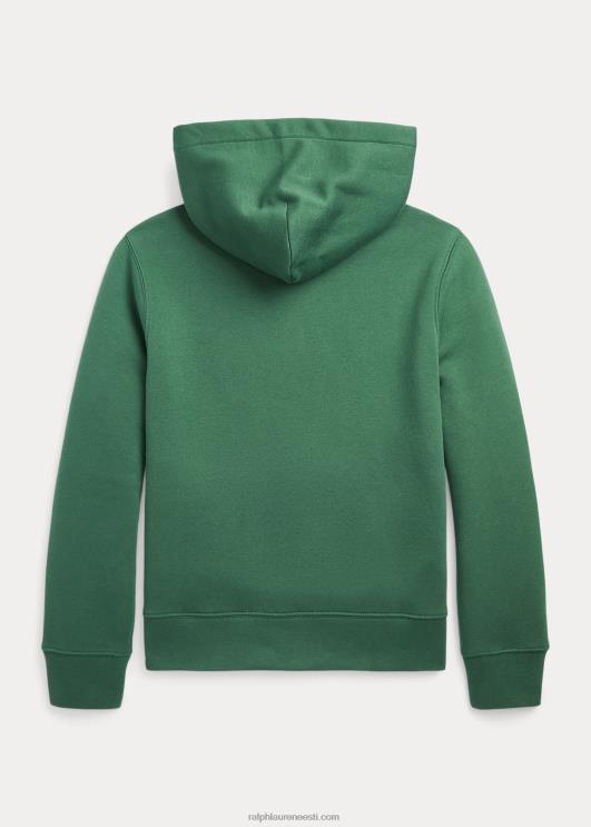 Ralph Lauren lapsed tikitud fliisist graafiline kapuuts PR0V6123 verano roheline