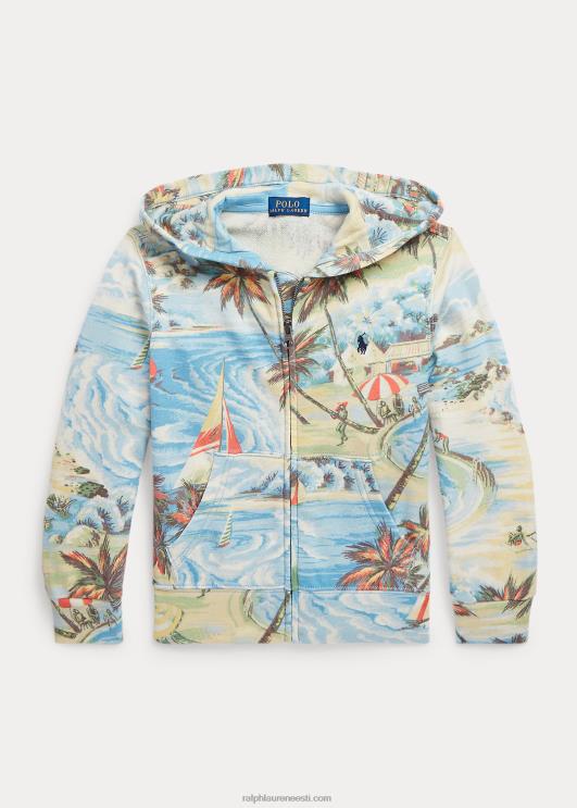 Ralph Lauren lapsed troopilise mustriga spaafrotee täistõmblukuga kapuuts PR0V5756 Hawaii rannabasaar