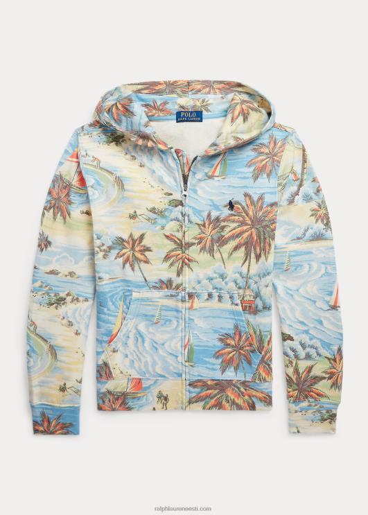 Ralph Lauren lapsed troopilise mustriga spaafrotee täistõmblukuga kapuuts PR0V6117 Hawaii rannabasaar