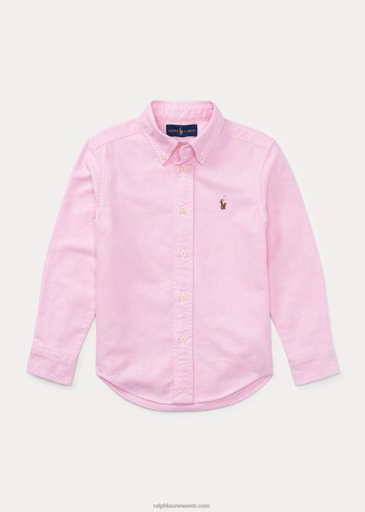 Ralph Lauren lapsed ikooniline Oxfordi särk PR0V5710 uus roos