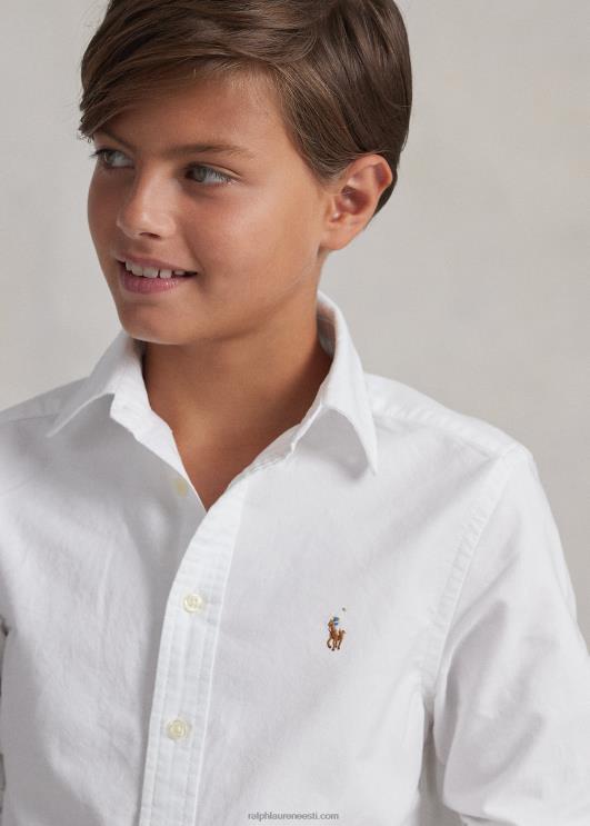 Ralph Lauren lapsed ikooniline Oxfordi särk PR0V6066 valge