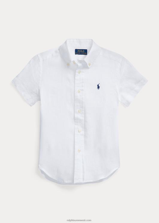 Ralph Lauren lapsed linane lühikeste varrukatega särk PR0V6453 Newporti merevägi