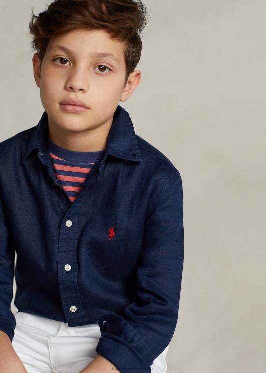 Ralph Lauren lapsed linane särk PR0V5639 Newporti merevägi