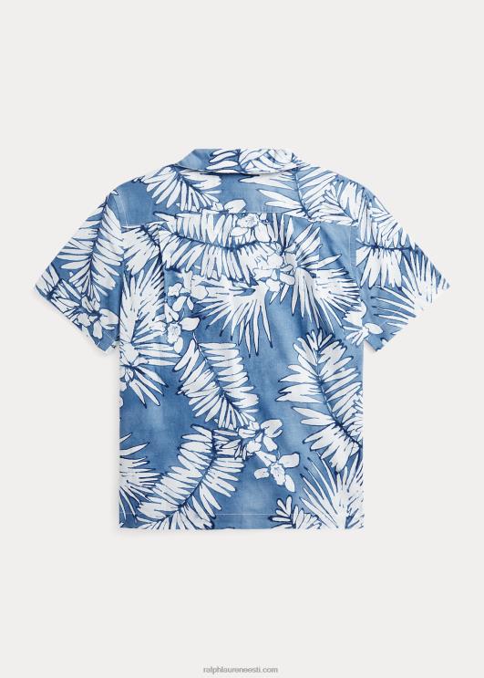 Ralph Lauren lapsed peopesale mustriga puuvillane-linane laagrisärk PR0V5757 peopesad batik