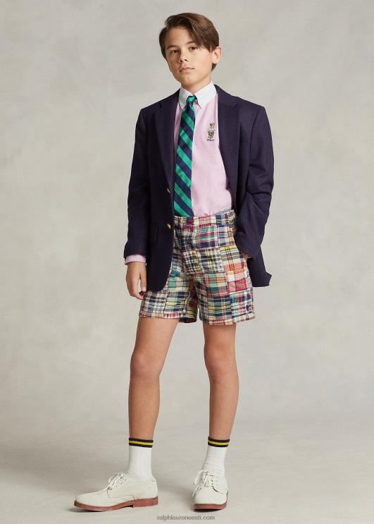 Ralph Lauren lapsed polo karu puuvillane oxfordi särk PR0V6551 uus roos valge kraega