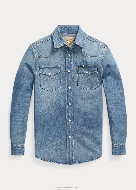 Ralph Lauren lapsed puuvillane teksariidest lääne särk PR0V6179 korruseline