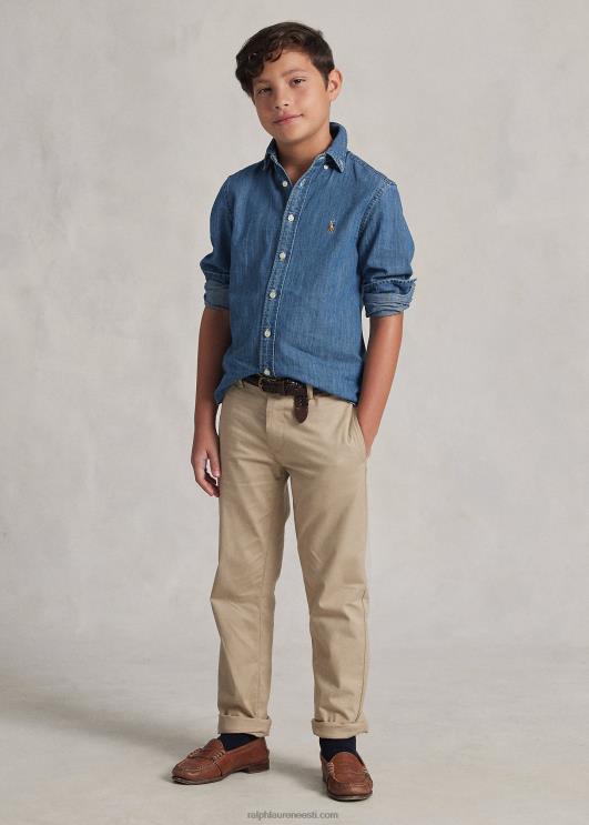 Ralph Lauren lapsed puuvillane teksasärk PR0V6059 tumesinine