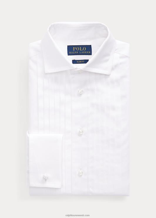 Ralph Lauren lapsed slim fit puuvillane smoking särk PR0V5866 valge