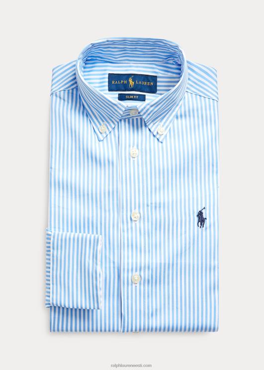 Ralph Lauren lapsed slim fit triibuline puuvillane kleit särk PR0V5788 sinine multi
