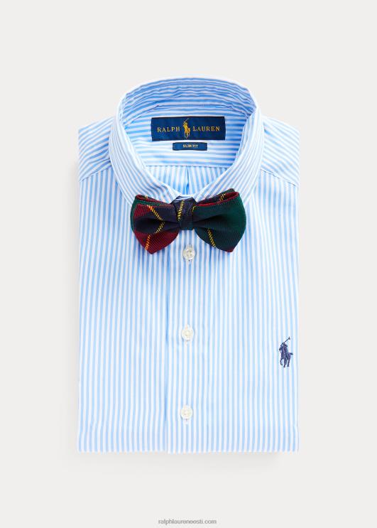 Ralph Lauren lapsed slim fit triibuline puuvillane kleit särk PR0V9856 sinine multi