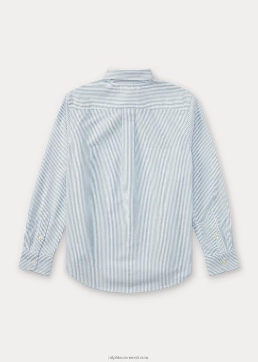 Ralph Lauren lapsed triibuline puuvillane oxfordi särk PR0V6311 helesinine triip