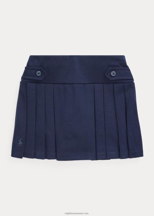 Ralph Lauren lapsed plisseeritud ponte skort PR0V6796 rl merevägi