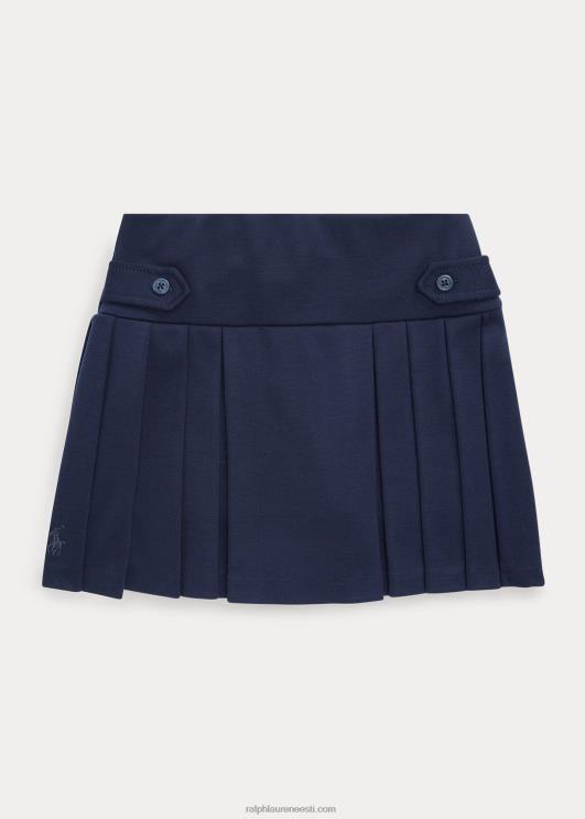 Ralph Lauren lapsed plisseeritud ponte skort PR0V7048 rl merevägi