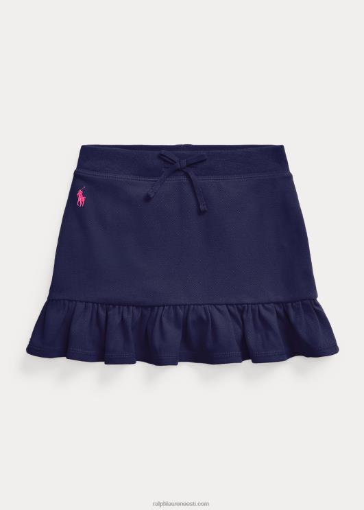 Ralph Lauren lapsed volangidega venivast võrgust skort PR0V6880 rafineeritud tumesinine/roosa varjund