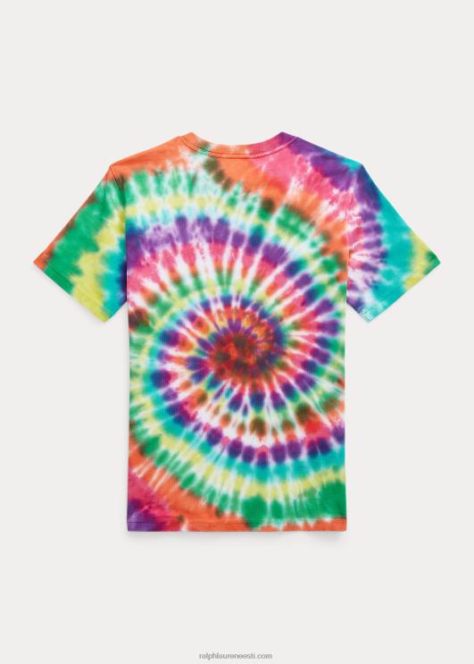 Ralph Lauren lapsed lipsuga puuvillane trikoosärk PR0V6128 vikerkaarlipsu värv