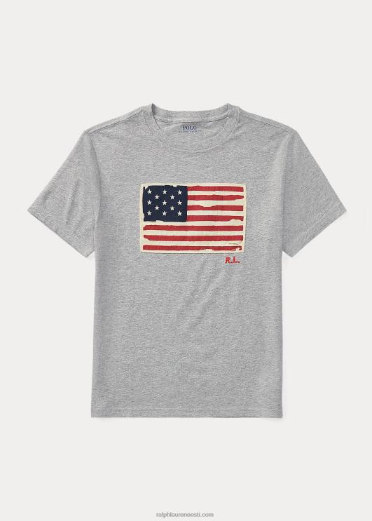 Ralph Lauren lapsed lipuline puuvillane trikoosärk PR0V6290 ja üle kanarbiku